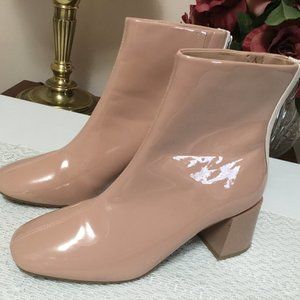 New Pink Patent Leather 70'ish GoGo Disco Boots Shoes Size USA 7.5 Austin Powers